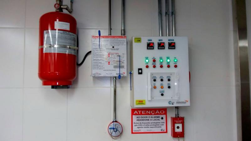 Sistema de sprinkler para combate a incêndios
